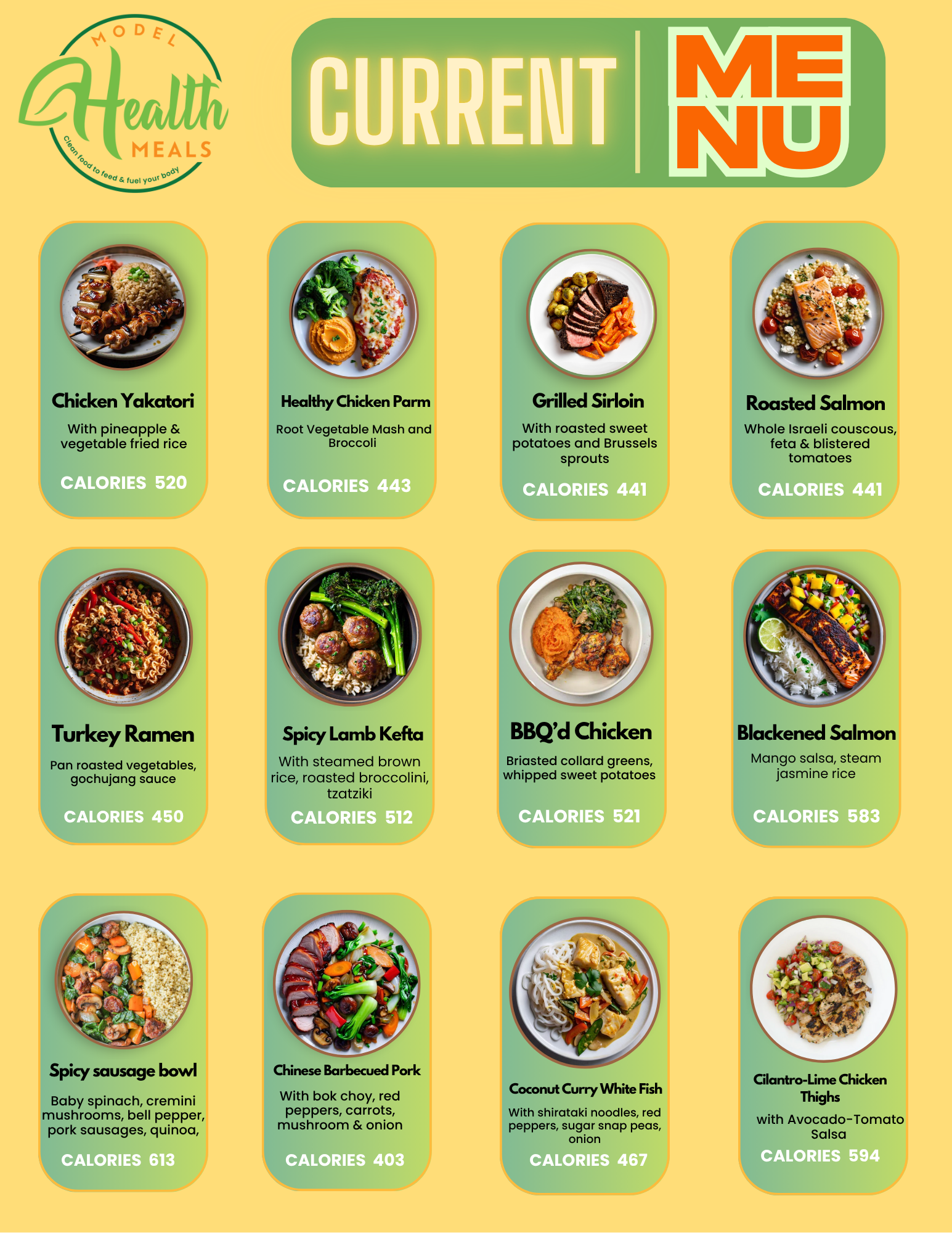 MIX & MATCH 5 WEEKLY MH MEAL PLAN