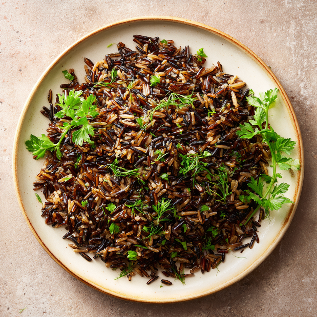 Steamed Wild Rice
